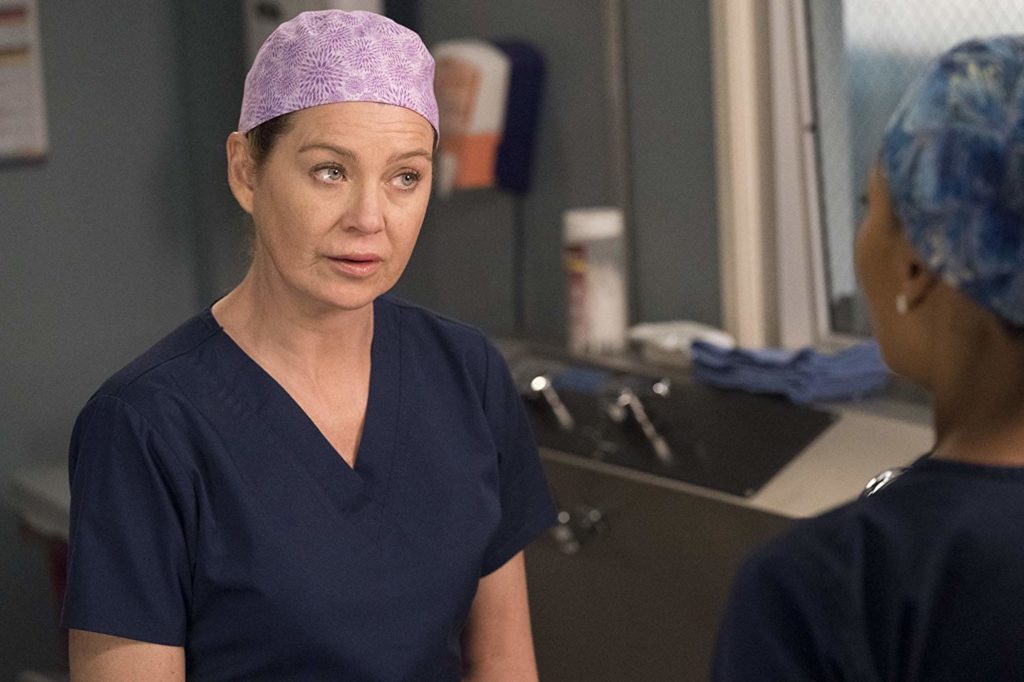 Meredith Grey na série Grey's Anatomy, disponível na Netflix